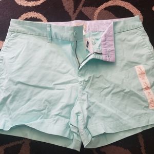 Mint Khaki Shorts